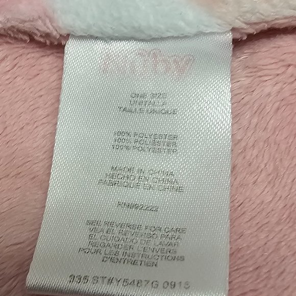 Nuby Plush Soft Baby Girl Pink White Chevron Zig Zag Blanket - Picture 2 of 5